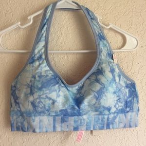 Victoria Secret Pink Halter Sports Bra Large